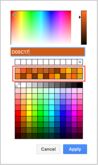 Custom preset colours in draw.io for Confluence Cloud